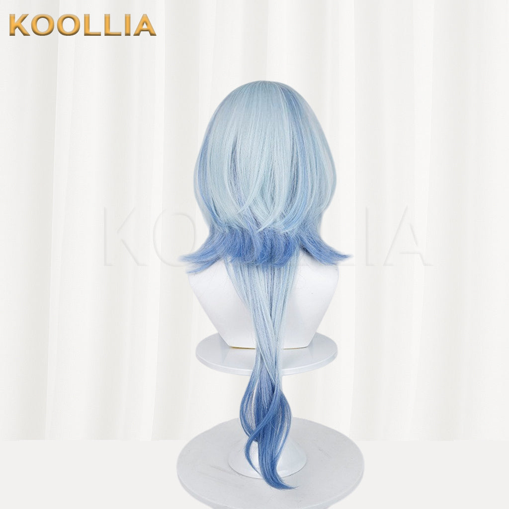 Wuthering Waves The Shorekeeper Long Blue Hair Basic Wig