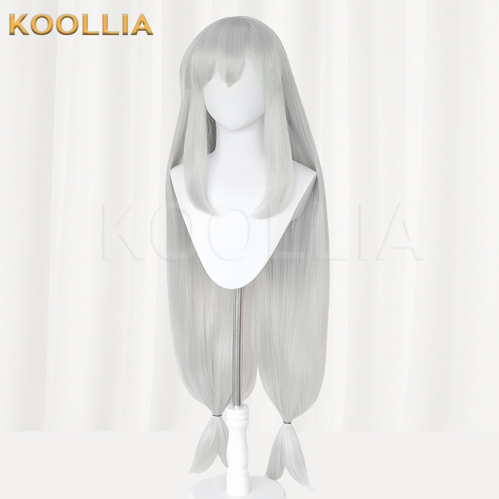Arknights Skadi Long Silver Hair Basic Wig
