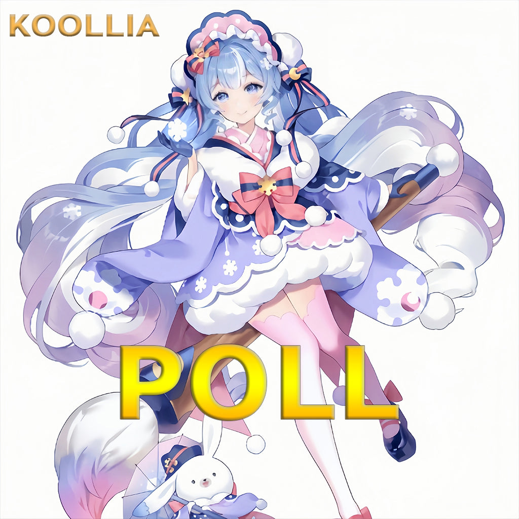 【KOOLLIA POLL】$20 Deposit =10% OFF Coupon Virtual Singer Snow Miku 2023 Anti-gravity Commission Wig
