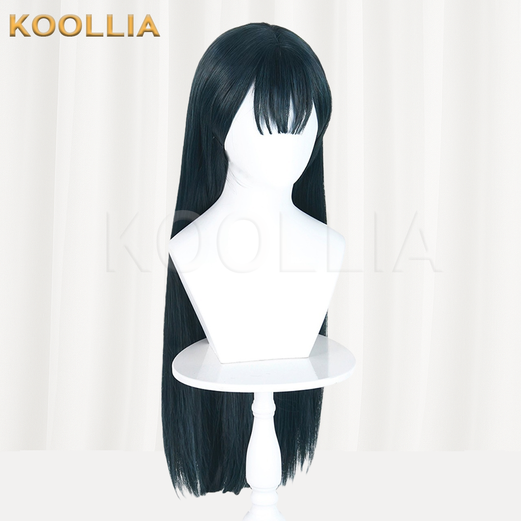 Alien Stage Sua Solid Dark Blue-Grey Detachable Side Hair Pieces Basic Wig