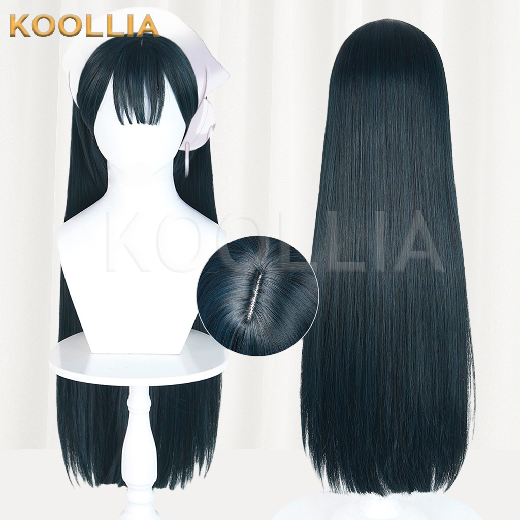 Alien Stage Sua Solid Dark Blue-Grey Detachable Side Hair Pieces Basic Wig