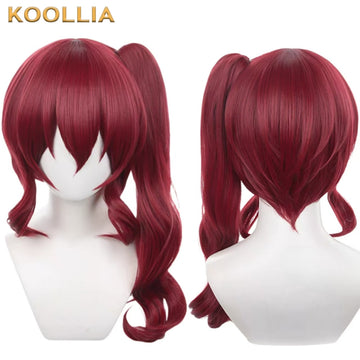 Bungo Stray Dogs Teruko kura Long Red Hair Basic Wig - KOOLLIA