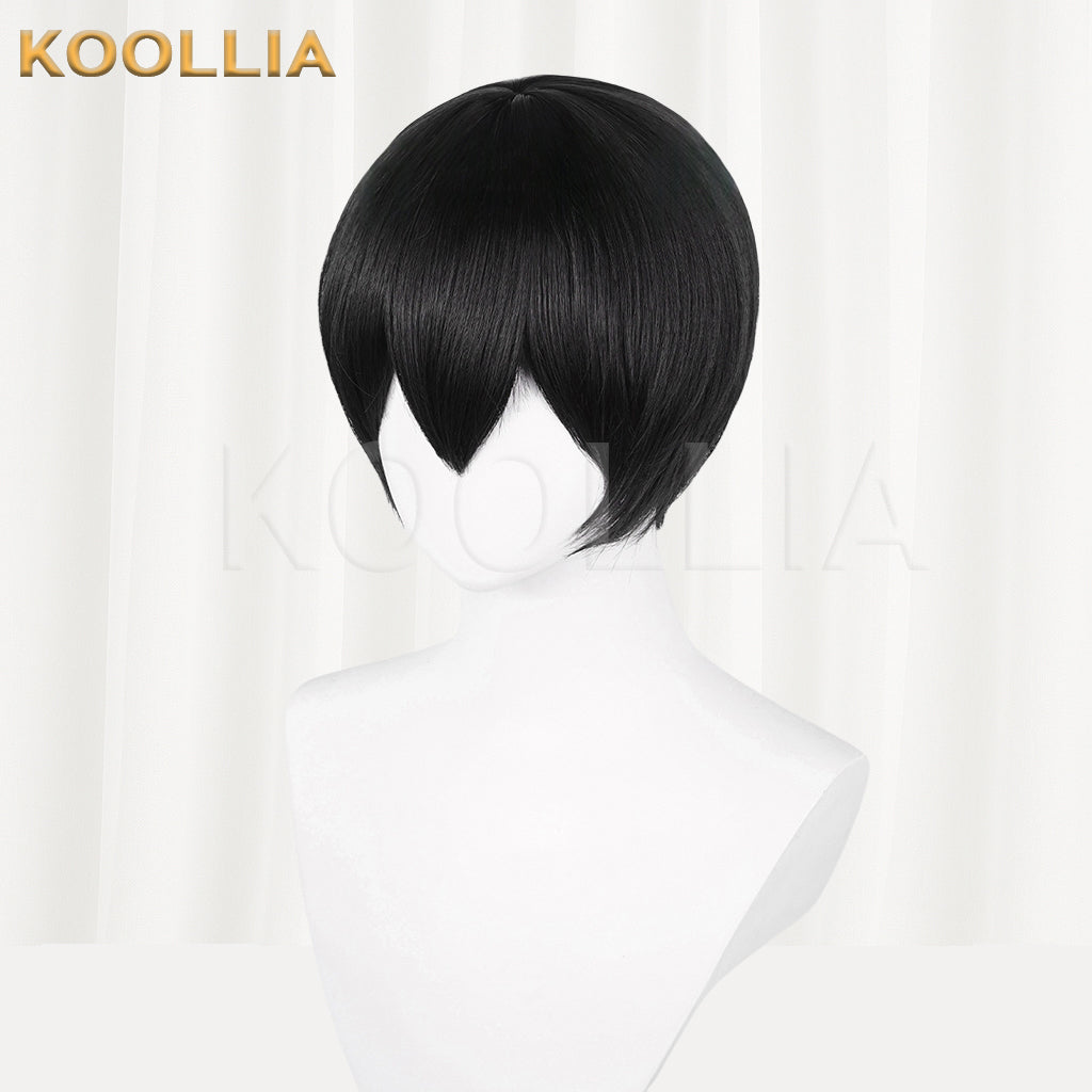 Haikyuu Tobio Kageyama Short Black Hair Basic Wig