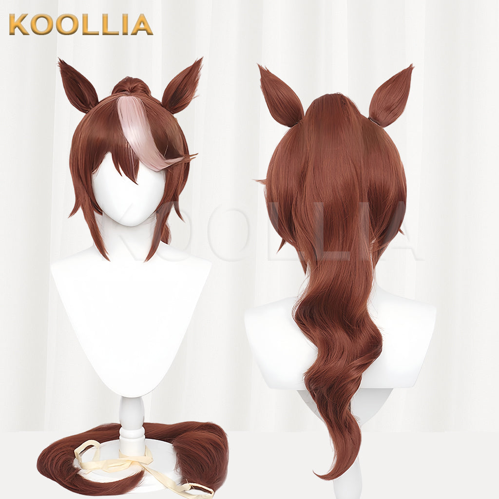 Umamusume: Pretty Derby Tokai Teio Long Mix Hair Basic Wig