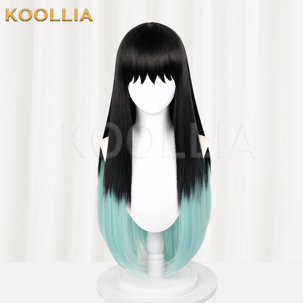 Demon Slayer Tokitou Muichirou Long Mix Hair Basic Wig