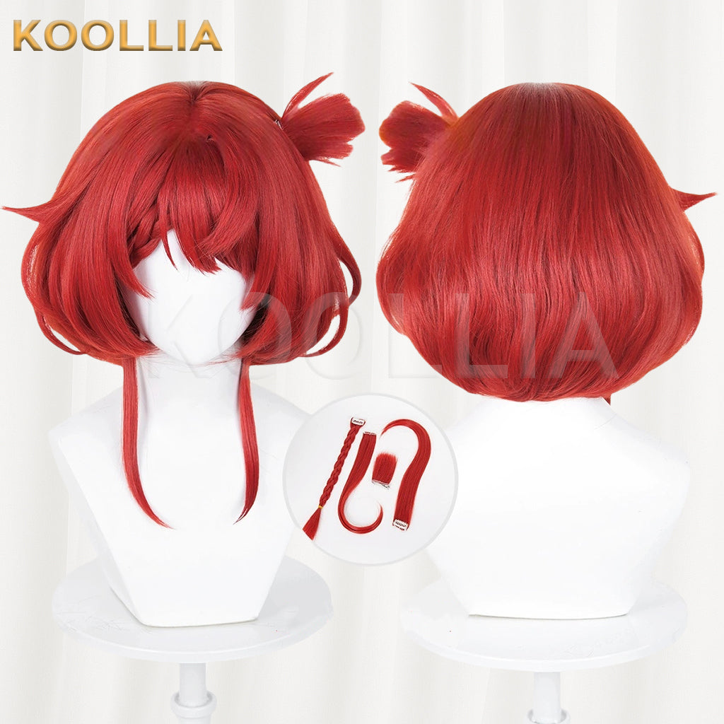 Honkai: Star Rail Tribbie Trianne Trinnon Short Red Hair Basic Wig