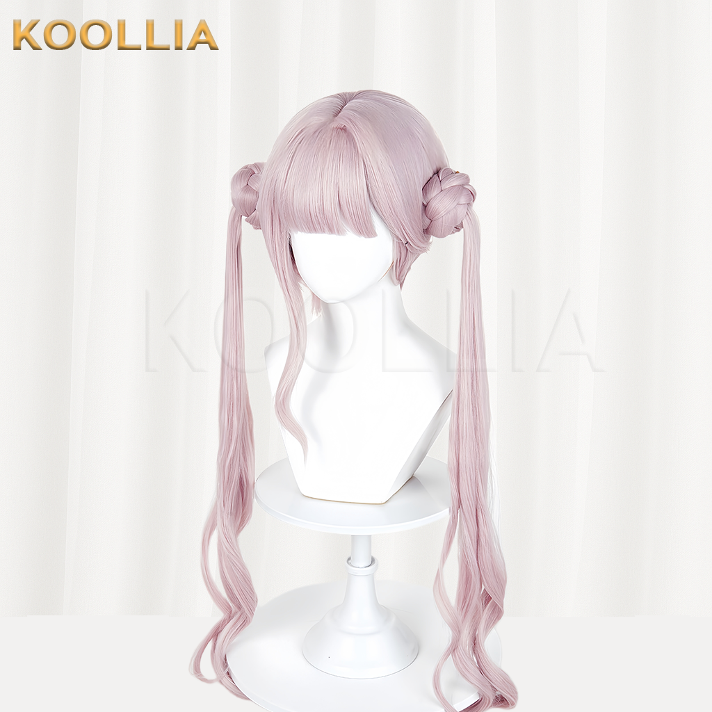 The Hundred Line -Last Defense Academy Tsukumo Kako Long Pink Hair Basic Wig