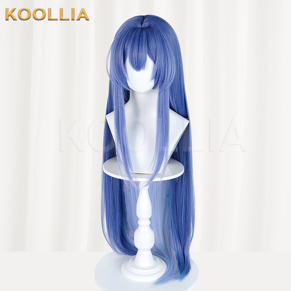Azur Lane New Jersey Long Blue Hair Basic Wig