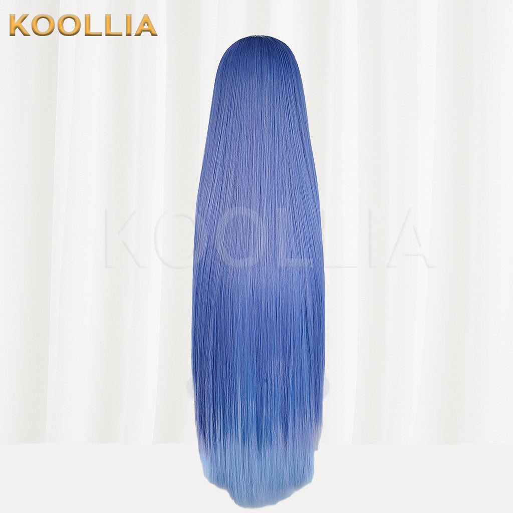 Azur Lane New Jersey Long Blue Hair Basic Wig