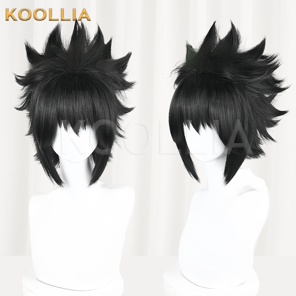 Naruto Uchiha Sasuke Cabelo Preto Curto Peruca Básica