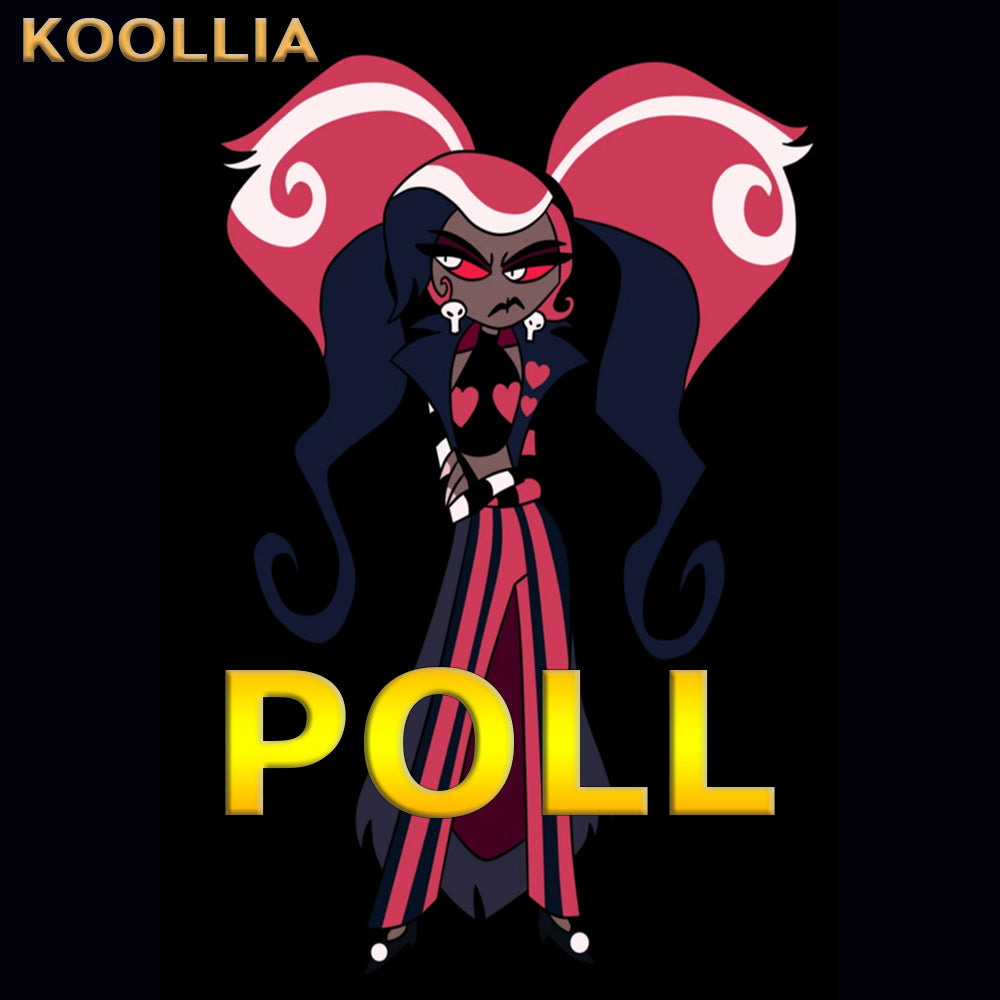 【KOOLLIA POLL】$20 Deposit =10% OFF Coupon Hazbin Hotel Velvette Anti-gravity Commission Wig