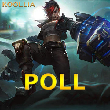 【KOOLLIA POLL】$20 Deposit =10% OFF Coupon League of Legends & Arcane Vi(Black) Commission Wig - KOOLLIA