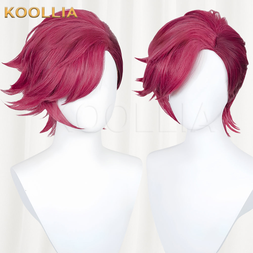 League of Legends & Arcane Vi Short Hair Basic Wig