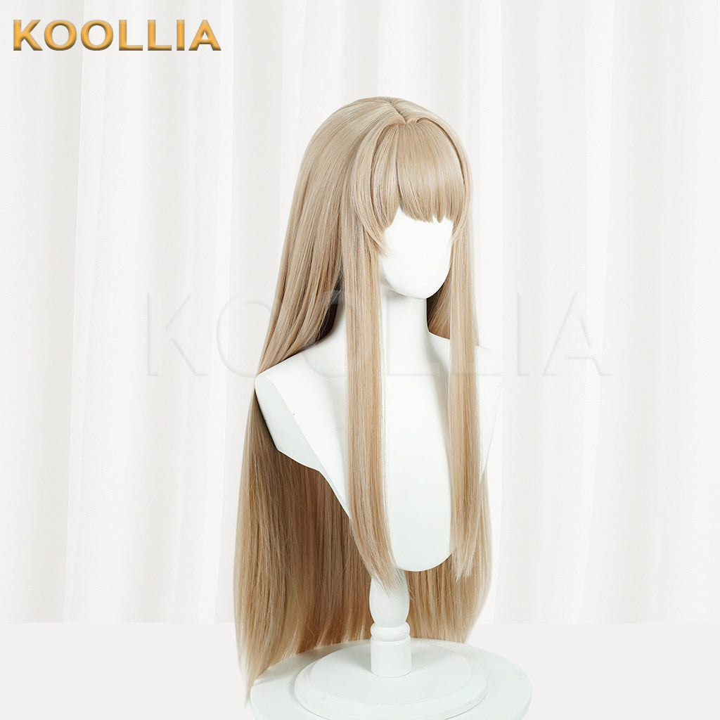 NIKKE:The Goddess of Victory Viper Long Linen Blonde Hair Basic Wig
