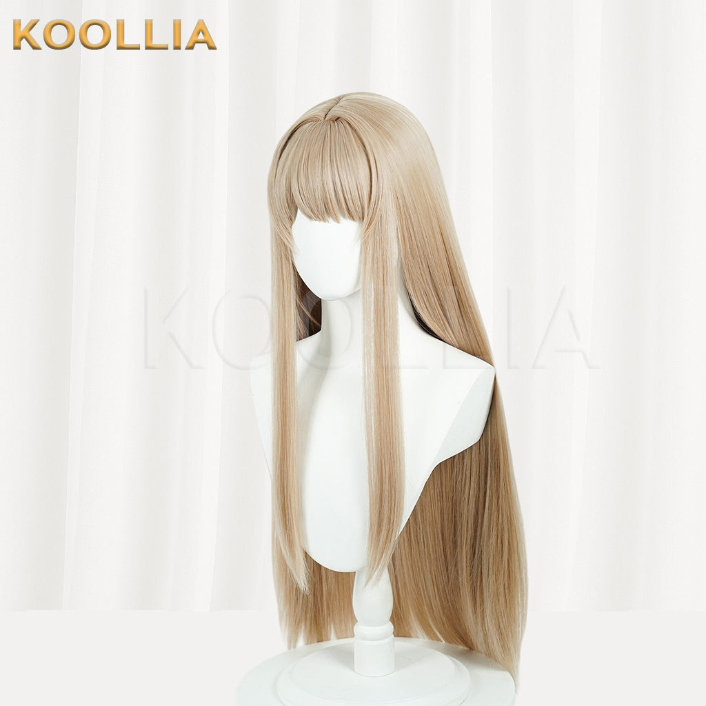 NIKKE:The Goddess of Victory Viper Long Linen Blonde Hair Basic Wig