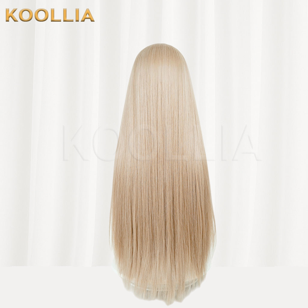 NIKKE:The Goddess of Victory Viper Long Linen Blonde Hair Basic Wig