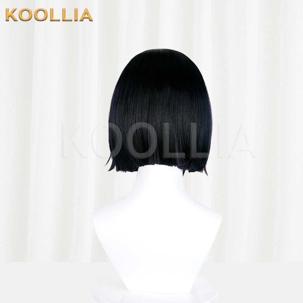 Valorant Viper Short Black Hair Basic Wig