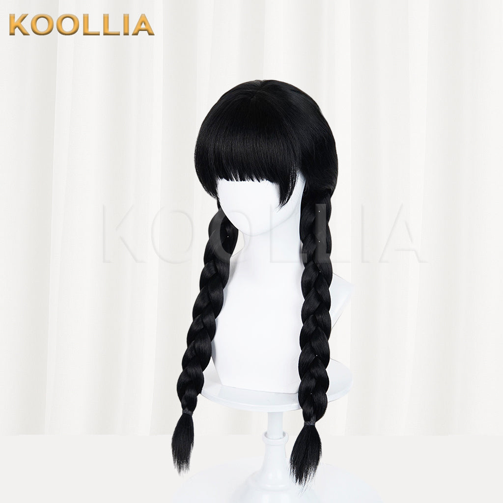 Wednesday Wednesday Long Black Hair Basic Wig