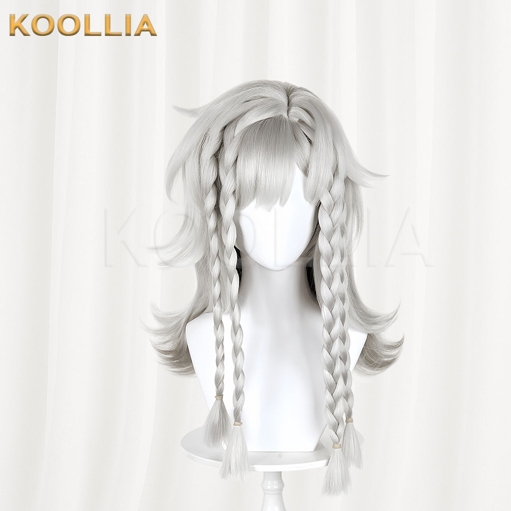 Reverse: 1999 Wildberry Long Short Grey Hair Basic Wig