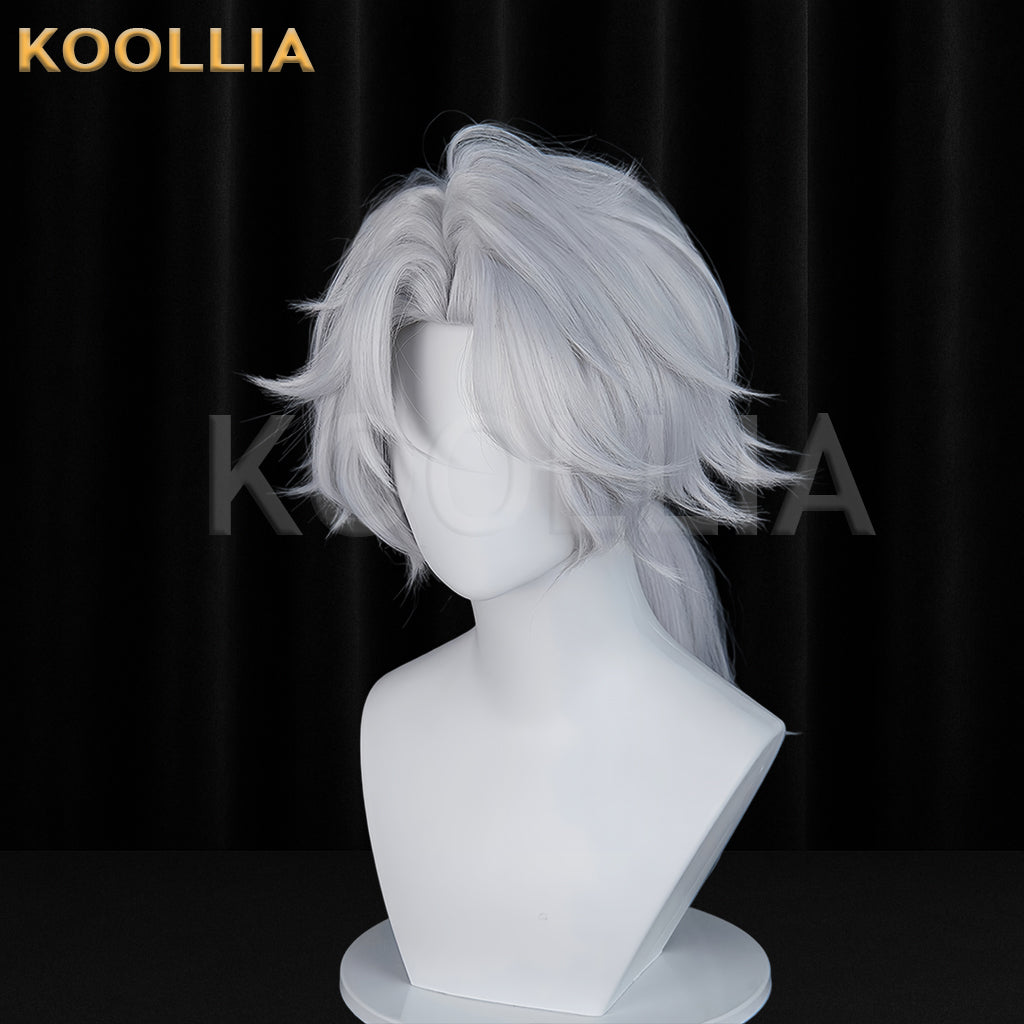 The Paranormal Action Squad Xiaoyao Short White Hair Basic Wig