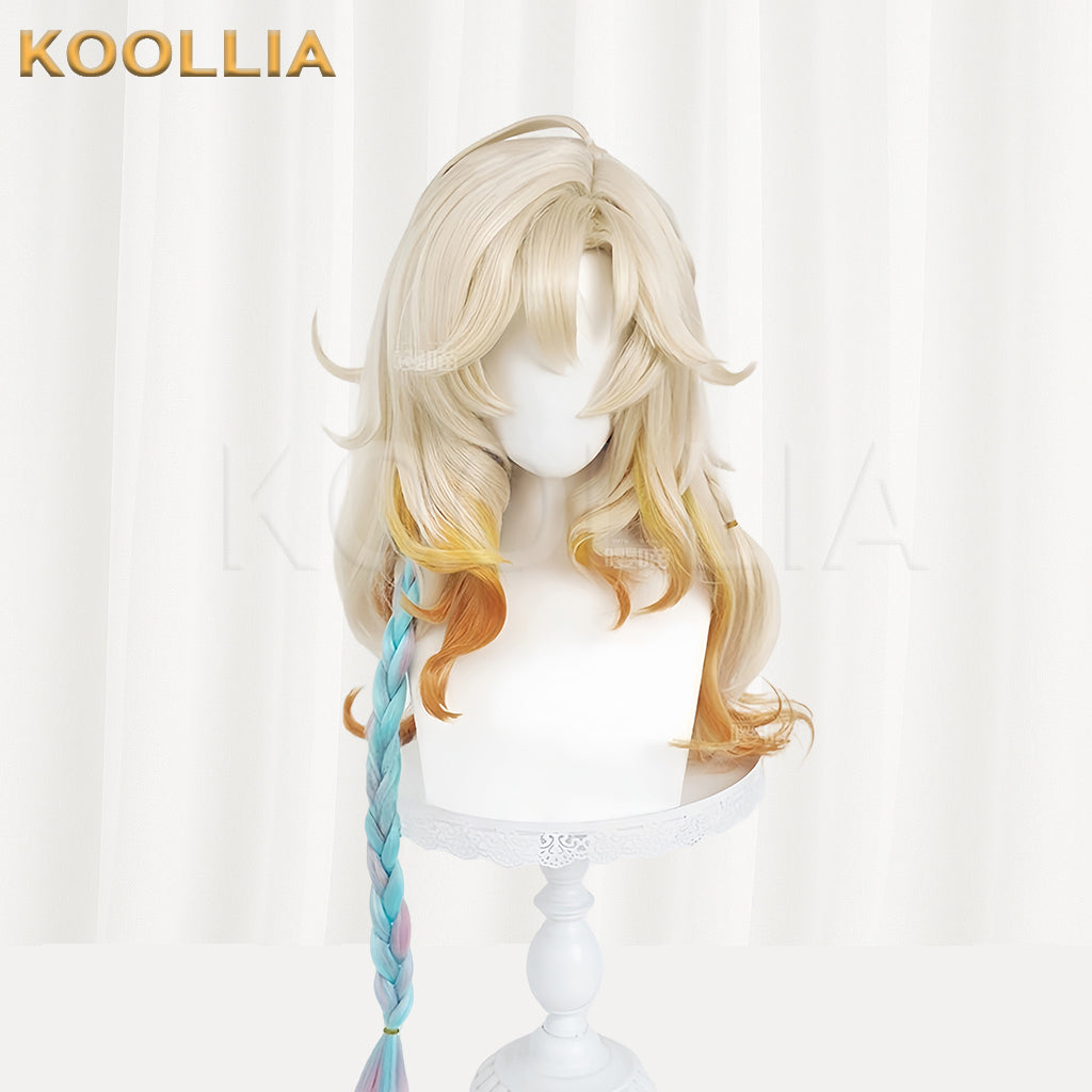 Genshin Impact Xilonen Long Yellow Hair Basic Wig