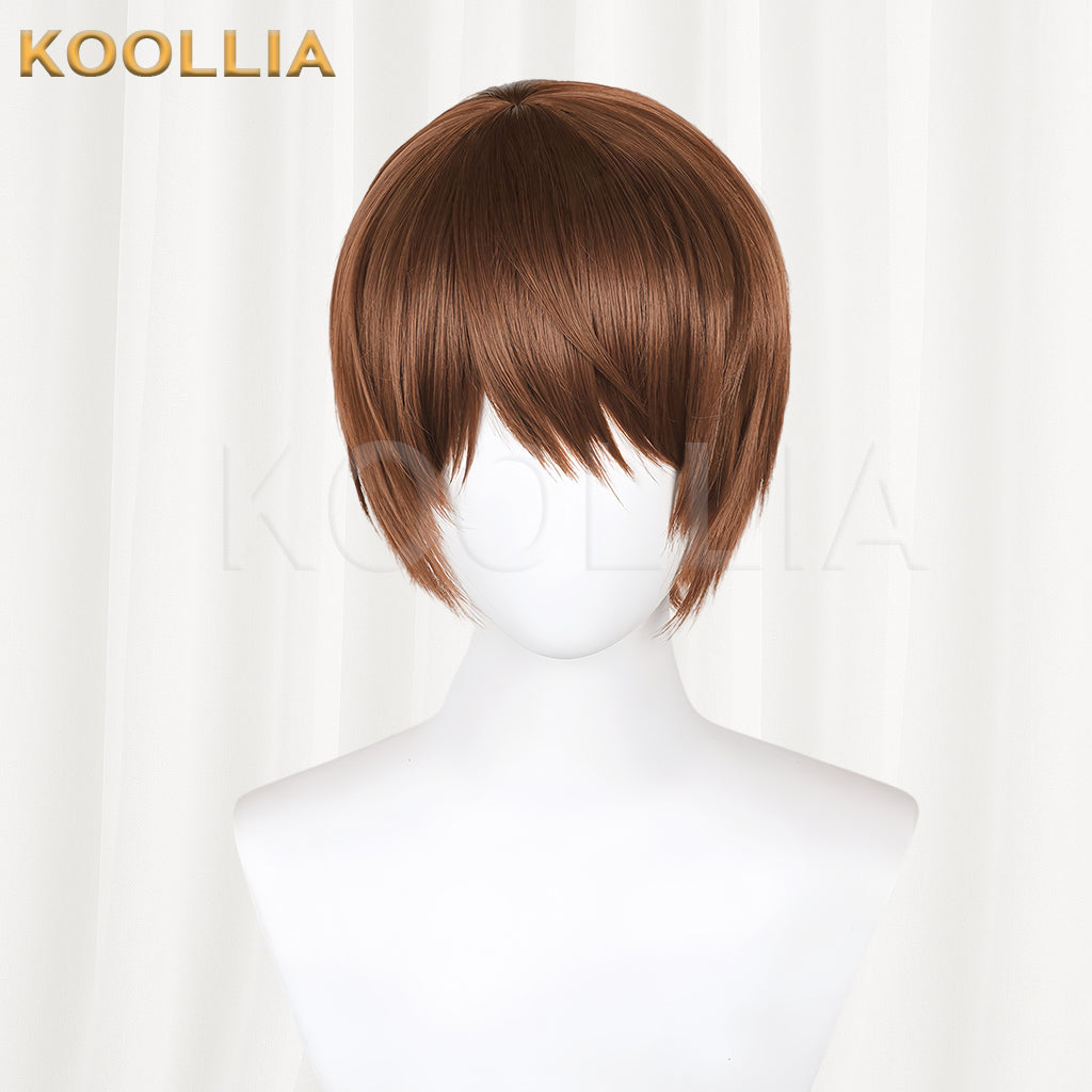 Death Note Yagami Light Short Brown Hair Basic Wig