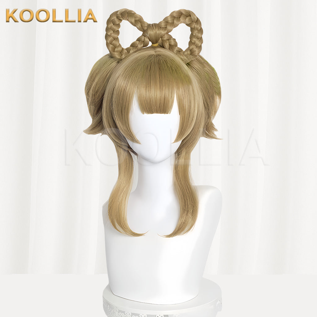 Genshin Impact Yaoyao Long Brown Hair Basic Wig