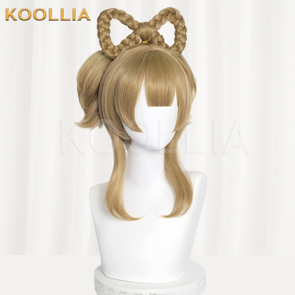 Genshin Impact Yaoyao Long Brown Hair Basic Wig