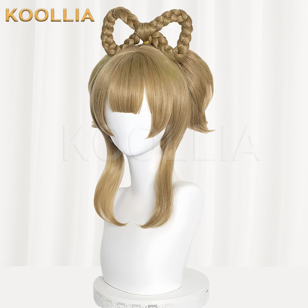 Genshin Impact Yaoyao Long Brown Hair Basic Wig