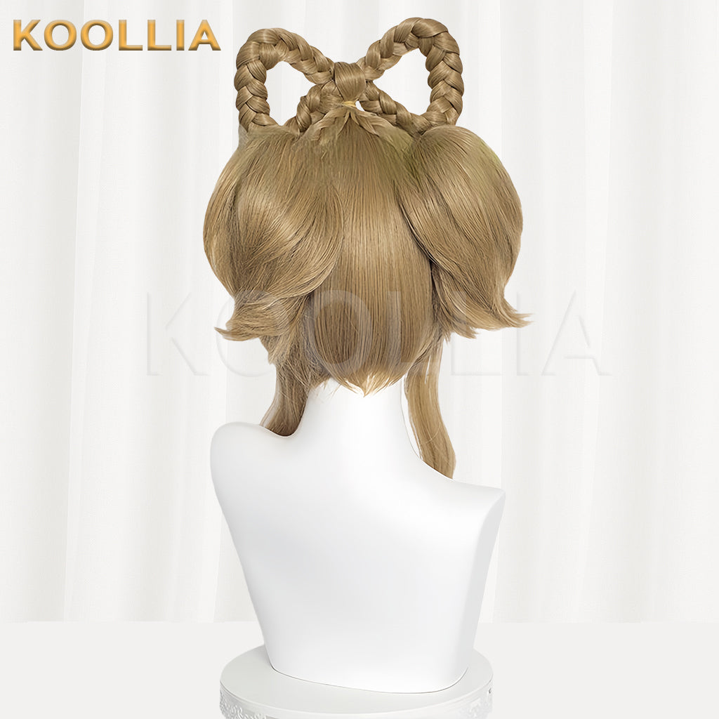 Genshin Impact Yaoyao Long Brown Hair Basic Wig