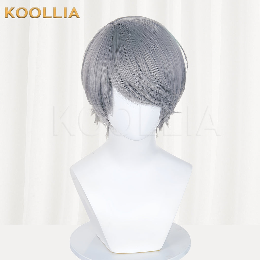 Persona 4 Yu Narukami Short Silver Hair Basic Wig