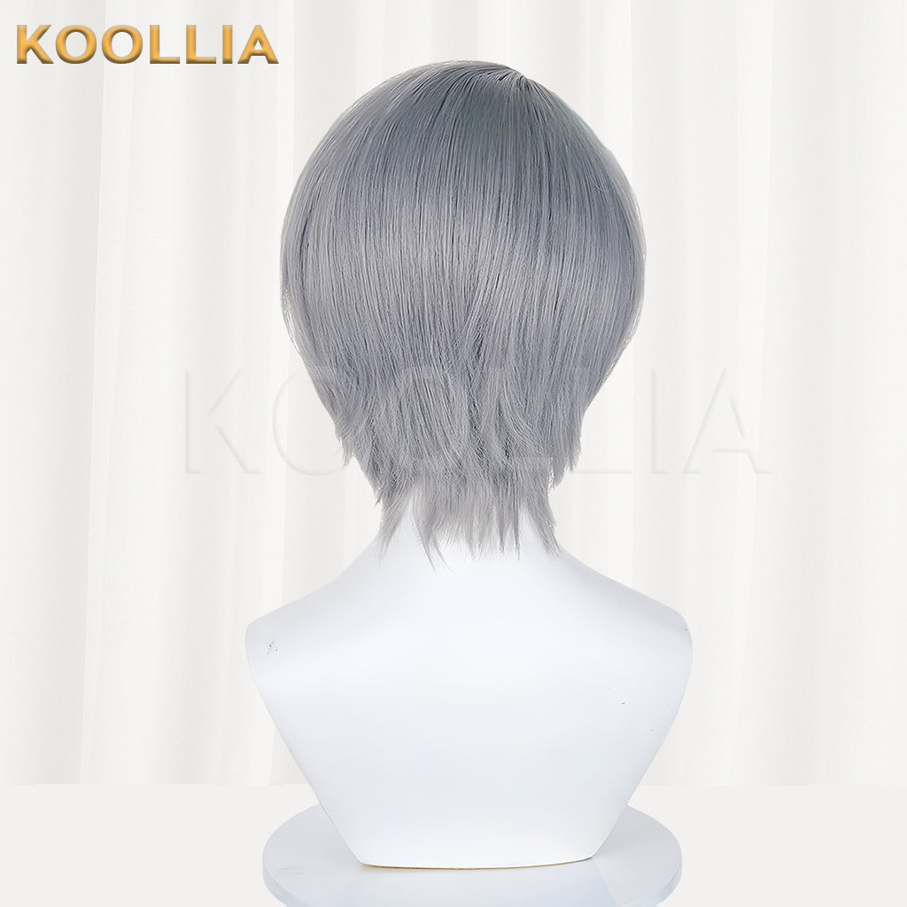 Persona 4 Yu Narukami Short Silver Hair Basic Wig