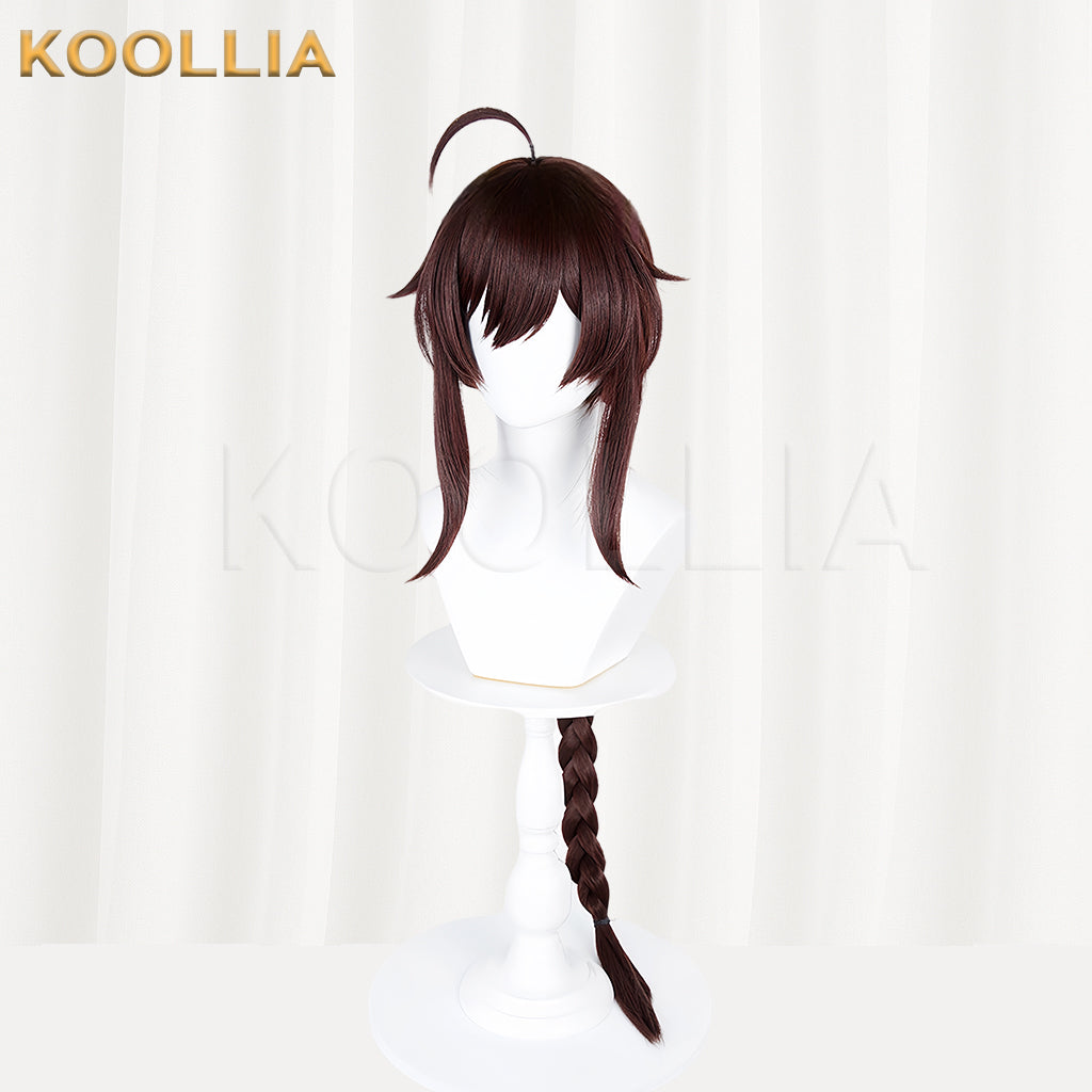 Virtual Singer Yuezheng Ling Long Brown Hair Basic Wig