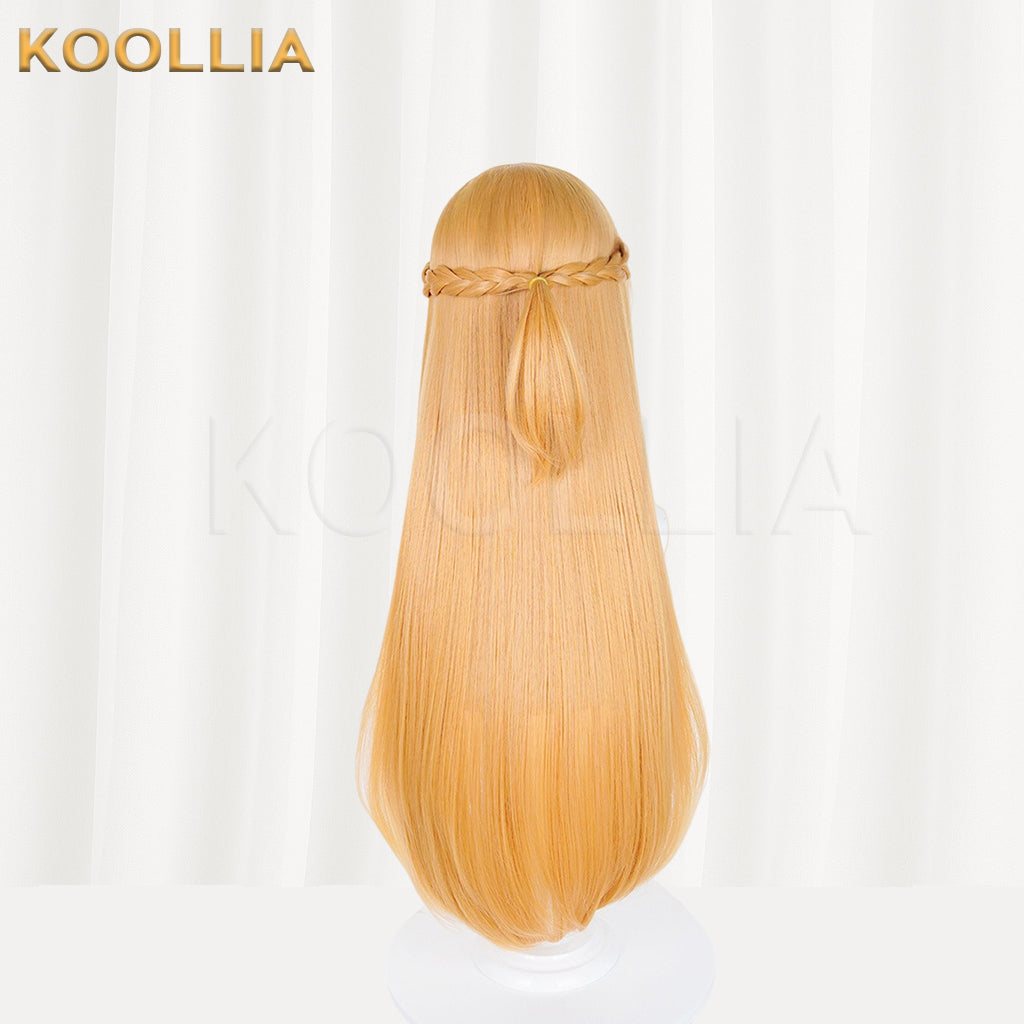 Sword Art Online Yuuki Asuna Long Blonden Hair Basic Wig