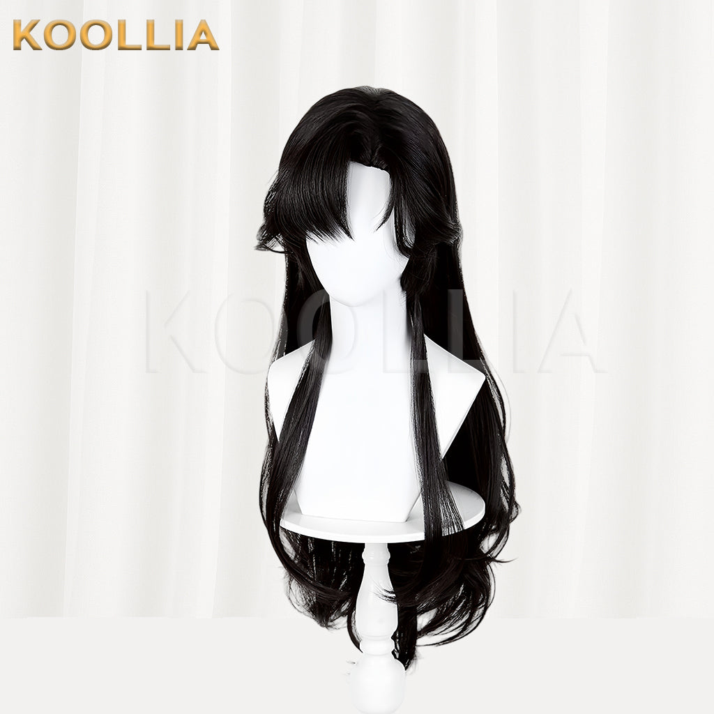 Love and Deepspace Zayne Long Black Hair Basic Wigs