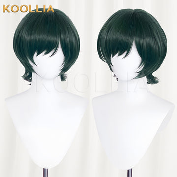Jujutsu Kaisen Zenin Mai Short Green Hair Basic Wig - KOOLLIA