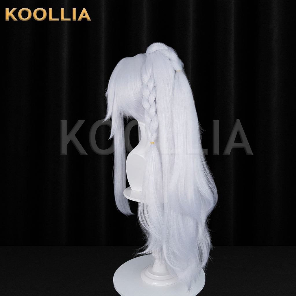 Genshin Impact ZiBai Long White Hair Basic Wig