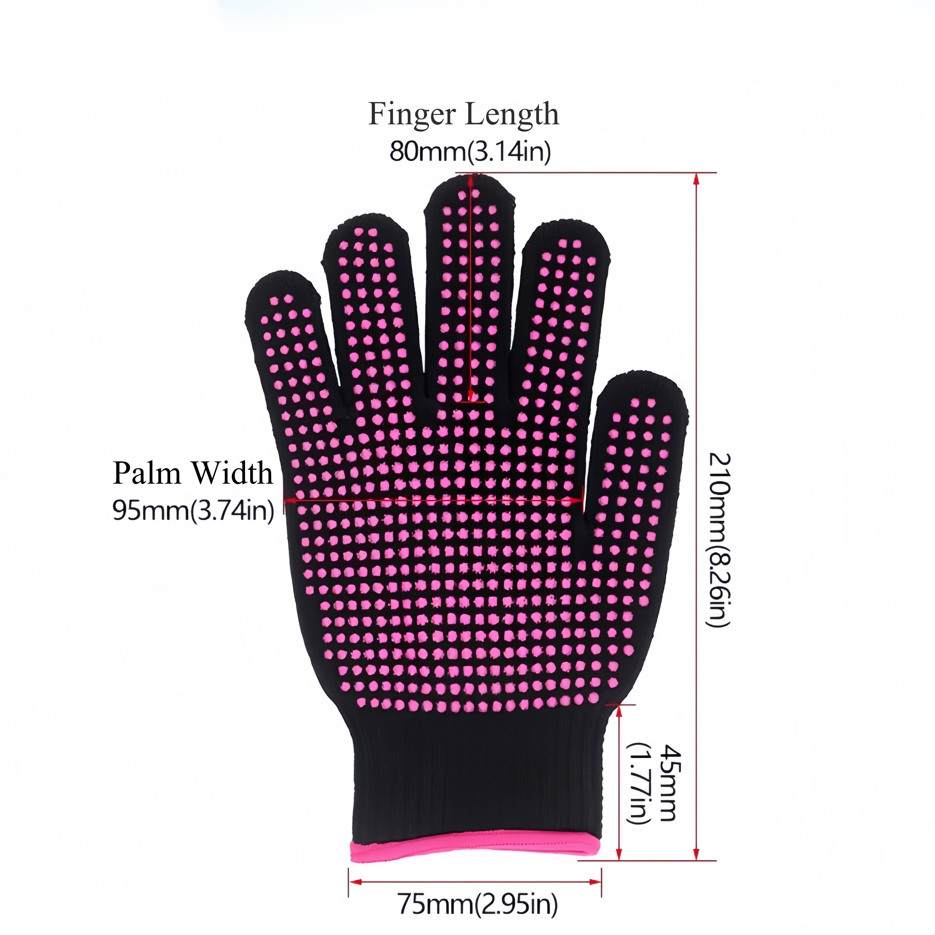 Heat-Resistant Anti-Slip Glove for Hair Styling Wig Stylist Tools