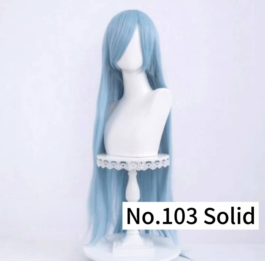 All-purpose 100cm High Temperature Basic Wig