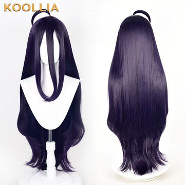 Overlord Albedo Long Purple Hair Basic Wig - KOOLLIA