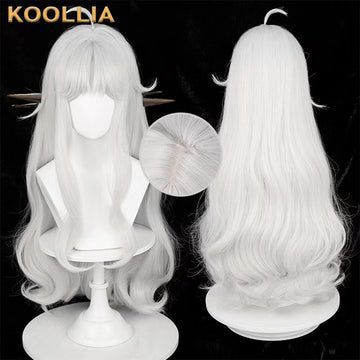 IdentityV Little Girl Alice DeRoss(Compasso) Long Silver Hair Basic Wig - KOOLLIA