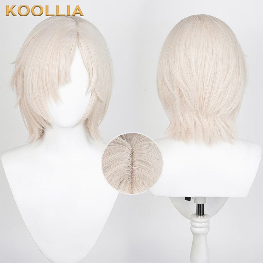IdentityV Gravekeeper Andrew Short Golden Hair Basic Wig