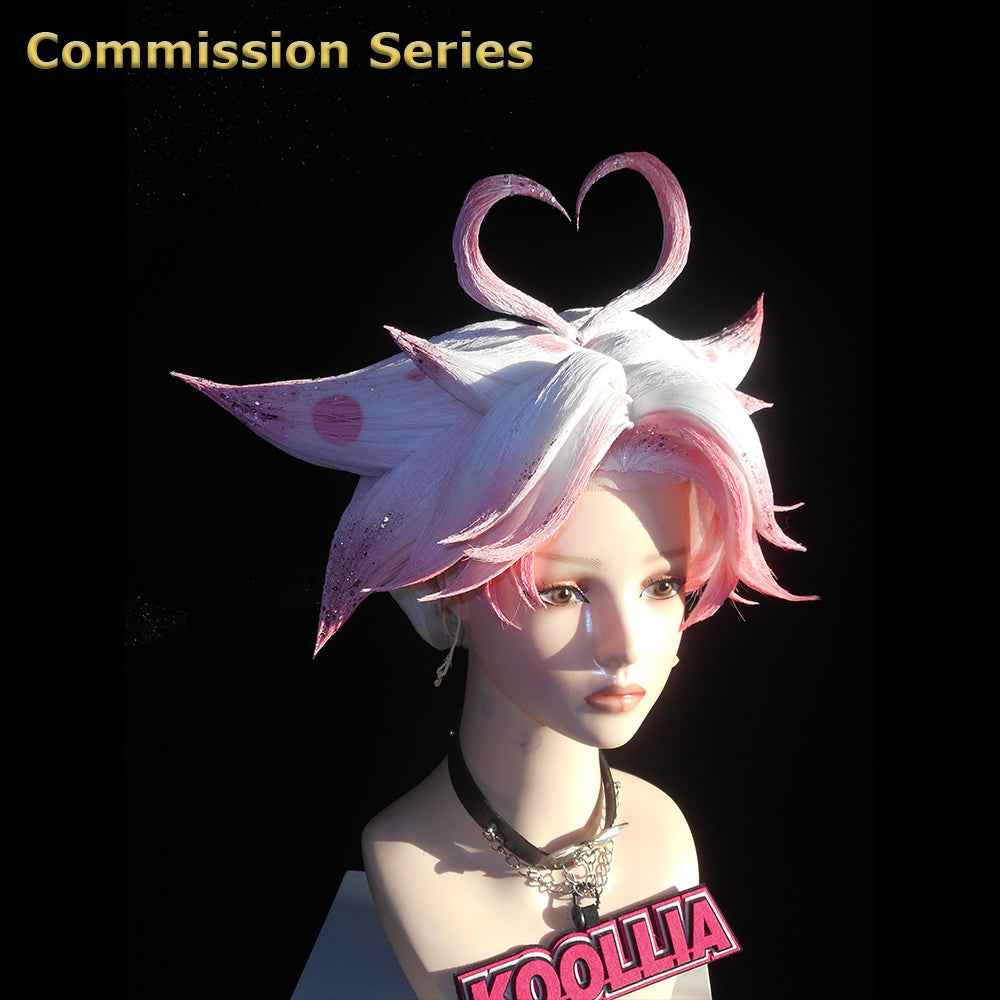 Angel Dust From Hazbin Hotel Commission Wig(Pre Order)