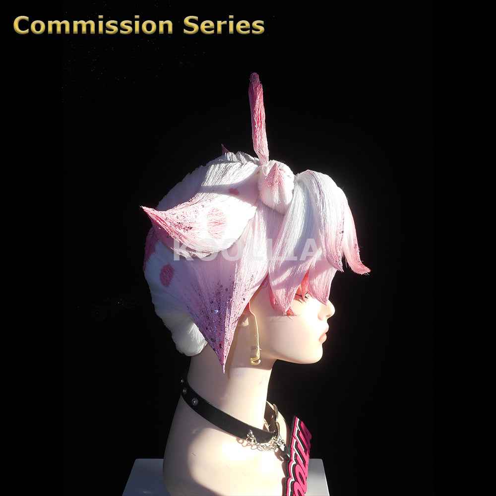 Angel Dust From Hazbin Hotel Commission Wig(Pre Order)
