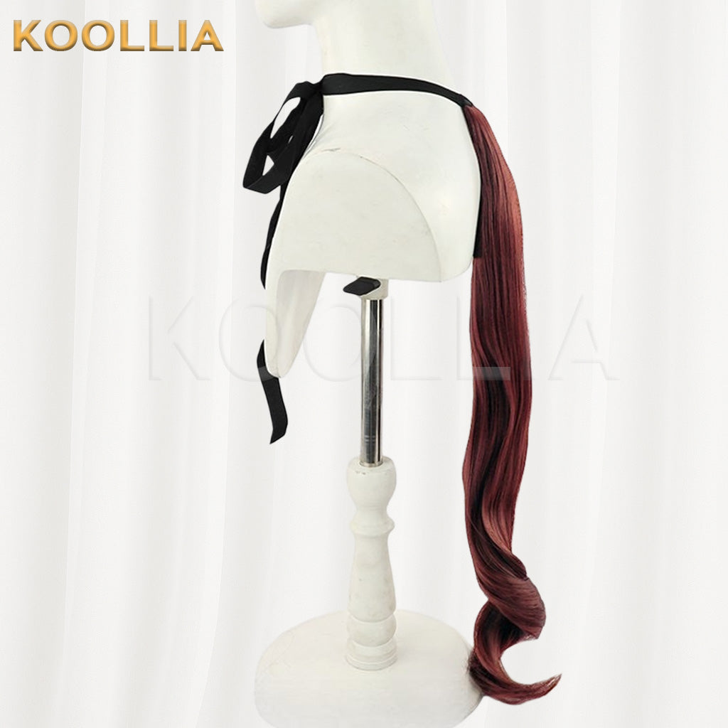 Uma Musume Pretty Derby Sakura Bakushi Dark Brown Pink Gradient Basic Wig