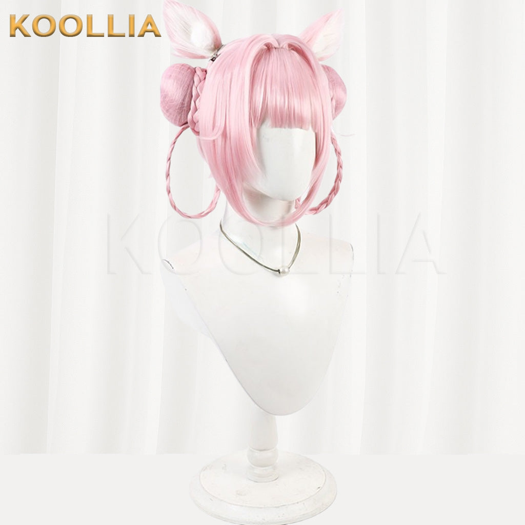Hololive Hakui Koyori Cherry Blossom Pink Basic Wig