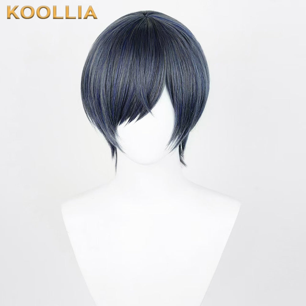 Black Butler Ciel Short/Long Blue Hair Basic Wig