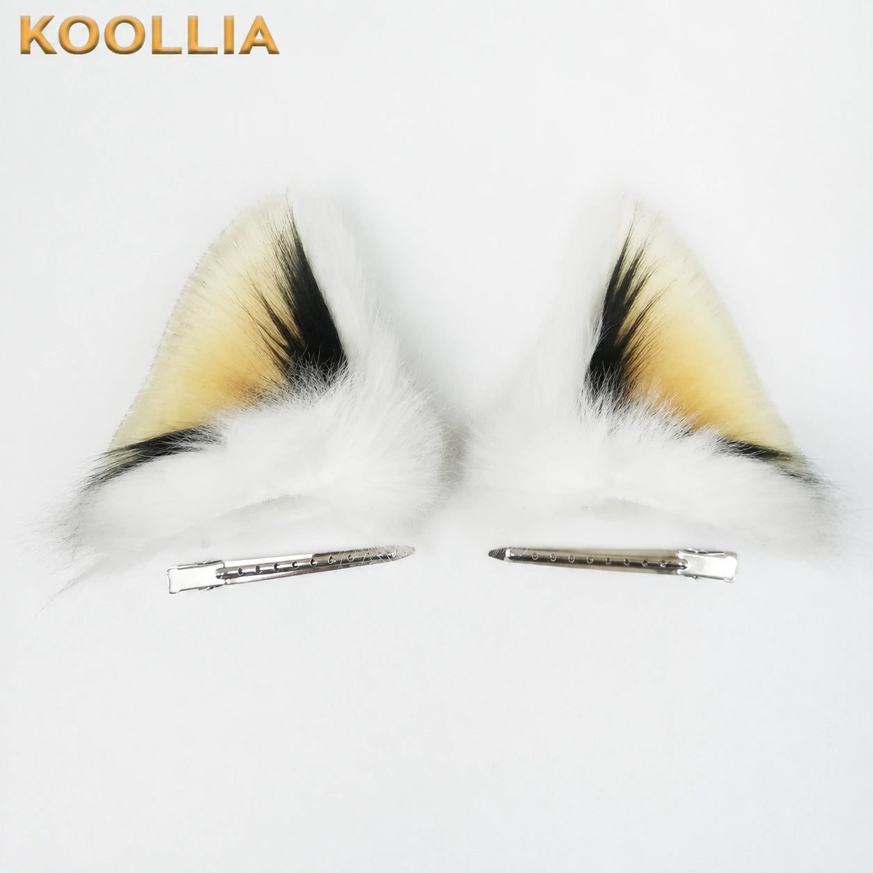 KOOLLIA Fluffy Faux Fur Handmade Cat Ear Hair Clips(PRE-ORDER)