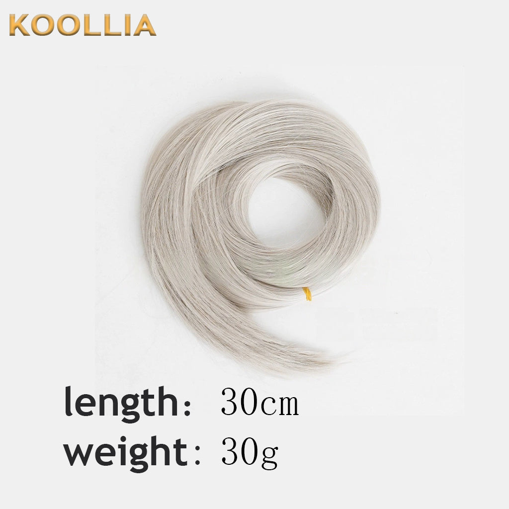 Genshin Impact Lynette Long Silver Hair Basic Wig