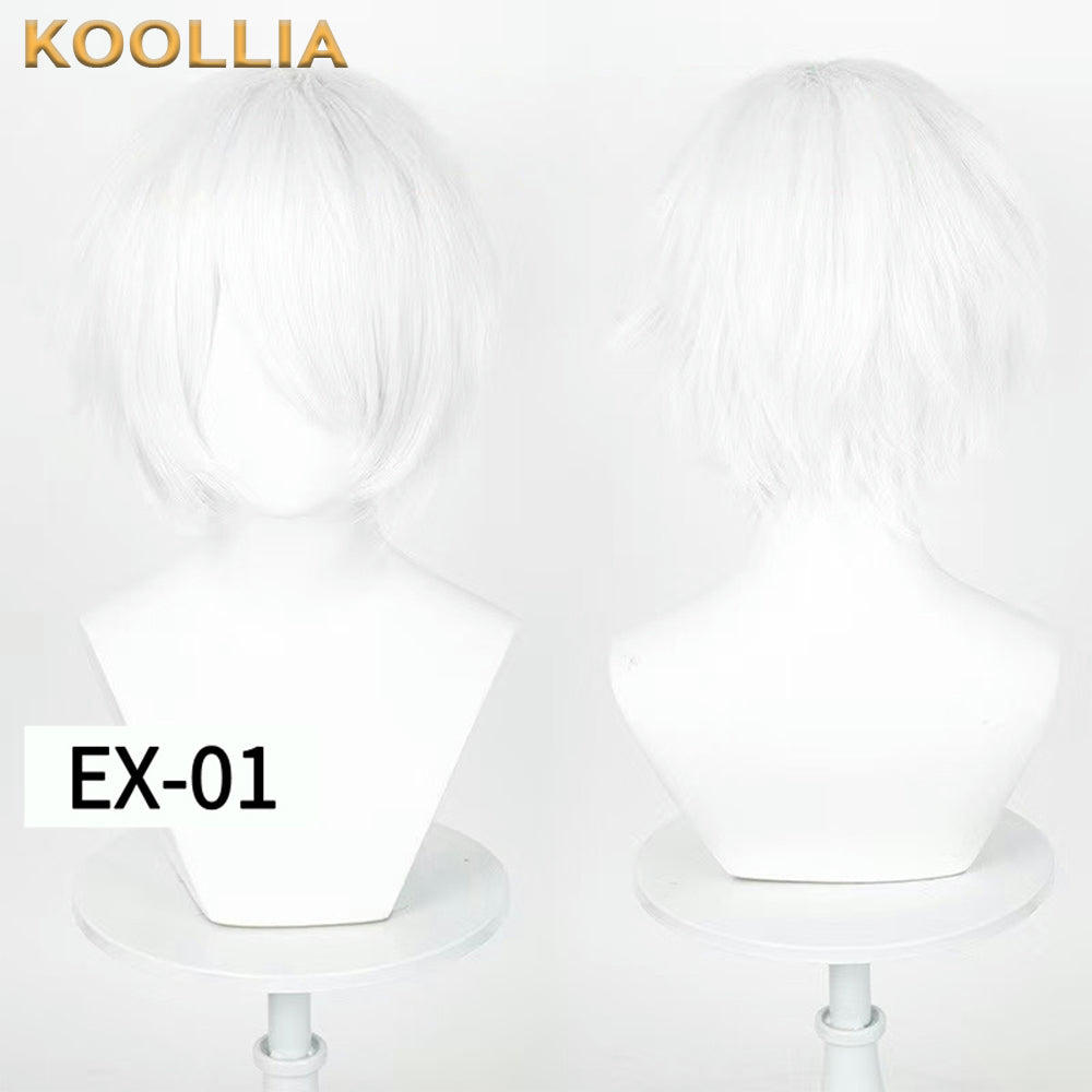 All-purpose 30cm High Temperature Basic Wig(Fluffed-Top)
